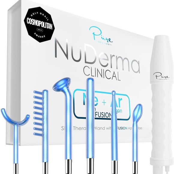 NuDerma Clinical Skin Therapy Wand - Blue